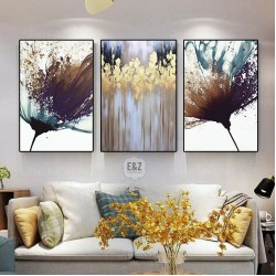 Doğanın Sırrı Metal Çerçeveli Cam Tablo Seti