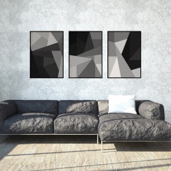 Katman Metal Çerçeveli Tablo Seti