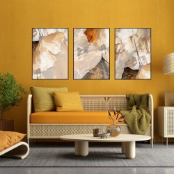 Doğanın Tuvali Metal Çerçeveli Cam Tablo Seti