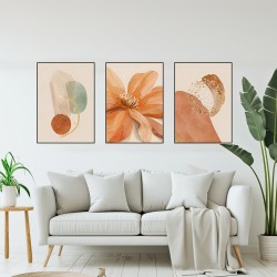 Asil Minimal Metal Çerçeveli Tablo Set