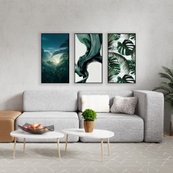 Murina Metal Çerçeveli Cam Tablo Seti